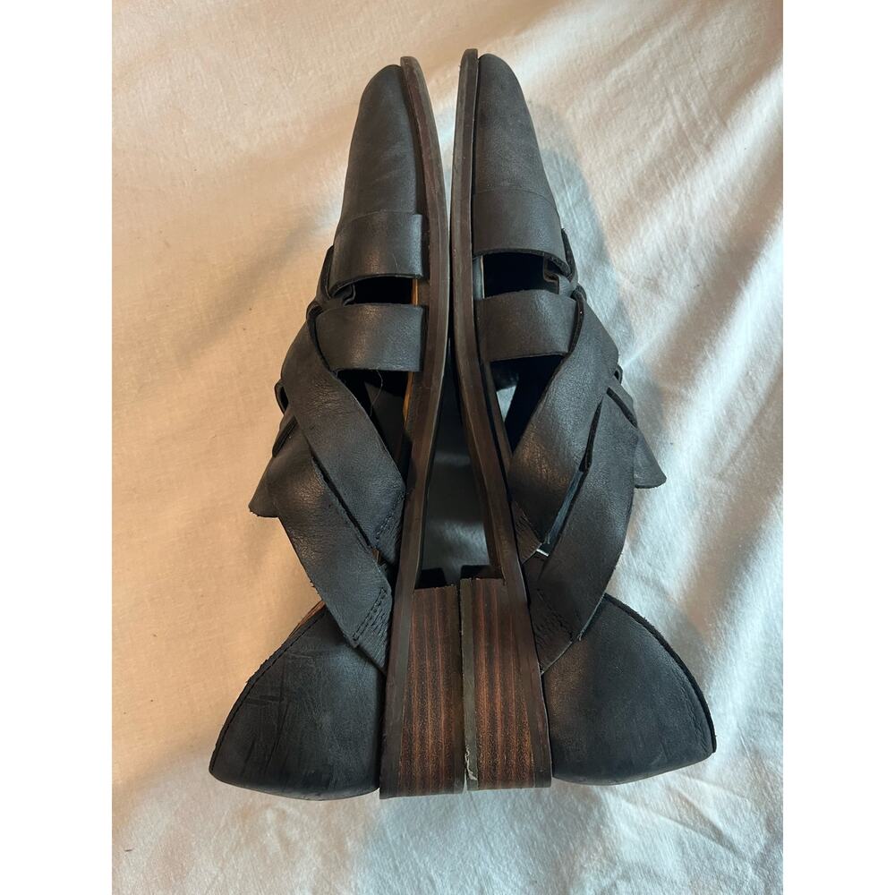 Lucky Brand Black Preekah Leather Bootie 8M / 38.5 - Picture 6 of 7